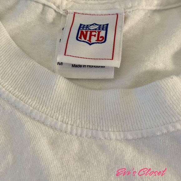 New England Patriots NFL Licensed T White Patriots Logos Long Sleeves Unisex L - Picture 6 of 9